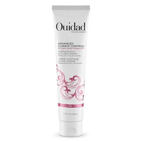 Ouidad Advanced Climate Control Featherlight Curls Styling Cream, Soft Hold