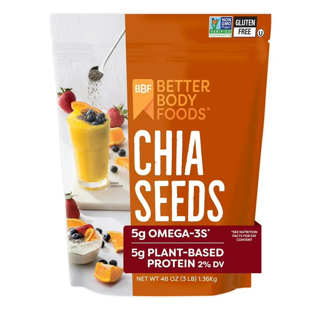 BetterBody Foods Chia Seeds 3-lb. Bag