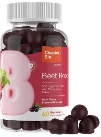 60-Count Zahler Chapter Six 500 mg Beet Root Gummies