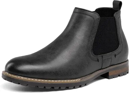 Bruno Marc Men's Slip-On Chelsea Ankle Boots
