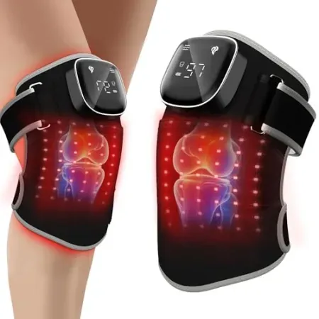 RAYOCON Red Light Therapy Heated Knee Massager Brace