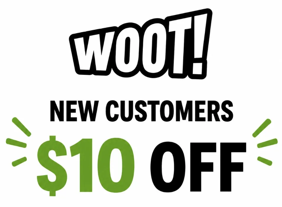 Free $10 Off for New Woot Customers