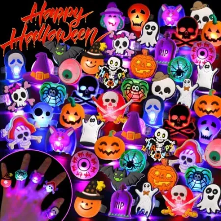 50-Piece Coluans Halloween LED Party Favor Toys