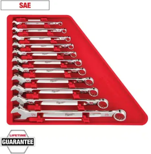Milwaukee 11-Piece Combination SAE Wrench Mechanics Tool Set