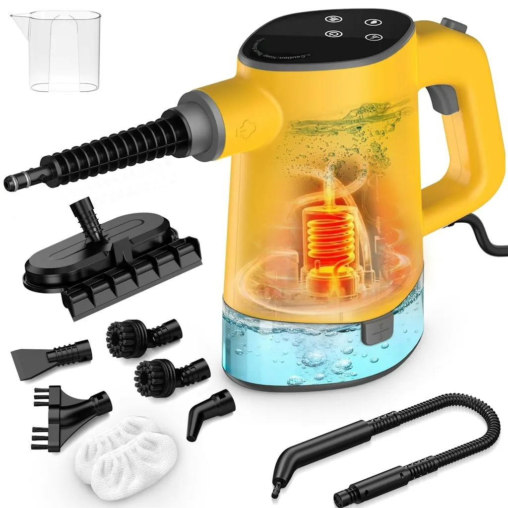 Handheld Steam Cleaner w/ 11-Piece Kit