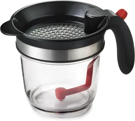 Cuisipro Fat Separator Bottom Release 4 Cup Strainer