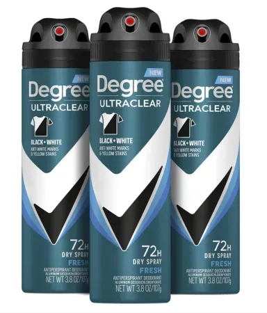 3-Pack Degree Men Antiperspirant Deodorant UltraClear Dry Sprays (3.8oz each)