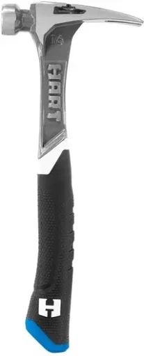 HART 16-Ounce Steel Hammer with Magnetic Nail Set