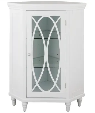 Teamson Home 32" H Florence Corner Floor Cabinet
