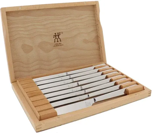 Zwilling J.A. Henckels Stainless Steel Steak Knife Set 8-Piece