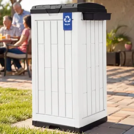 DWVO 38-Gallon Outdoor Trash Can