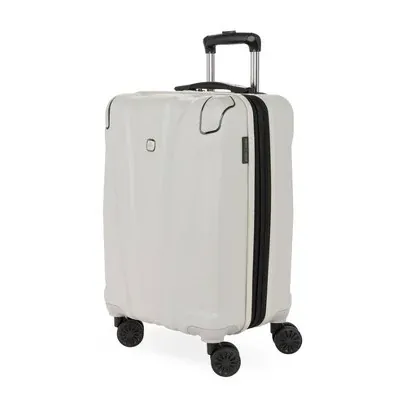 SWISSGEAR Cascade Hardside Carry On Spinner Wheels Suitcase - Gray