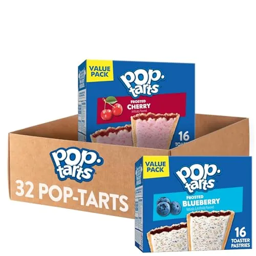 Pop-Tarts Cherry & Blueberry 32-Count Variety Pack