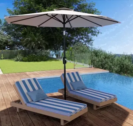 Skandiquip 9' Outdoor Patio Umbrella