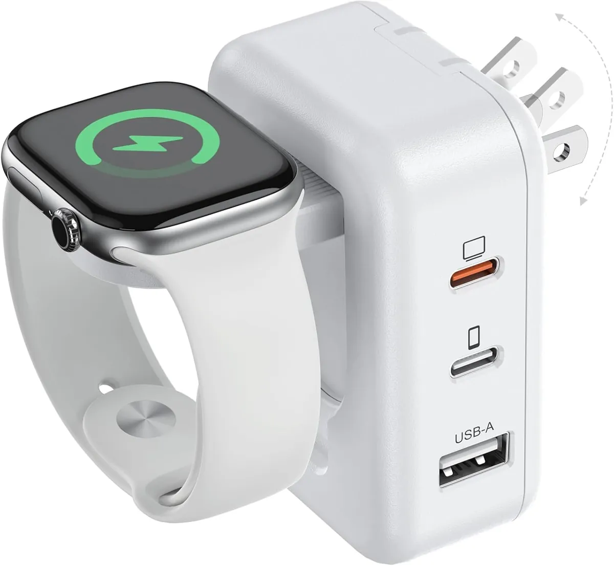 Tinetton 100w 4-in-1 USB-C Charger with Apple Watch Charging