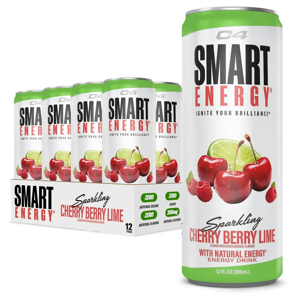 C4 Smart Energy Cherry Berry Lime Energy Drink 12-Pack