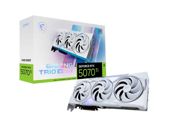MSI GeForce RTX 5070 Ti 16G GAMING TRIO OC WHITE Reconditioned