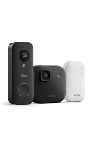 Blink Wired Doorbell 2K+ & Outdoor 2K+ Camera w/ Sync Module