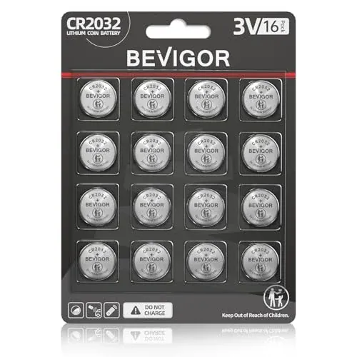 BEVIGOR CR2032 Lithium 3V Coin Battery for AirTag