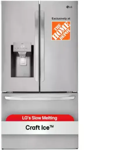 LG 28 cu. ft. 3-Door French Door Refrigerator w/ Ice and Water Dispenser and Craft Ice