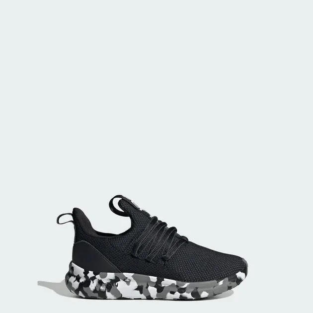 Adidas Kids' Lite Racer Adapt 7.0 Shoes (Core Black / Core Black / Grey Six)