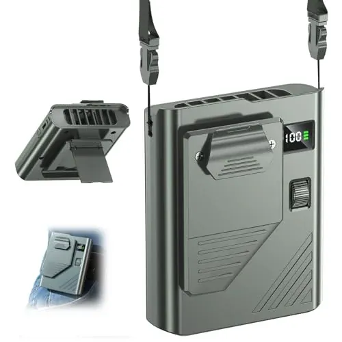 Eastfox Wearable Waist & Neck Clip-On Fan
