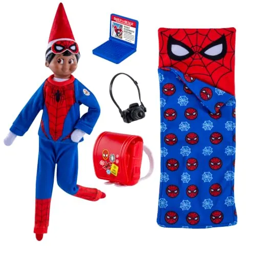 Elf on the Shelf Marvel Spider-Man Saves the Day Sleep Set