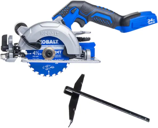 Kobalt 24V 4-1/2" Brushless Cordless Compact Circular Saw