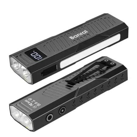 Banral Rechargeable Magnetic Flat Pocket Flashlight
