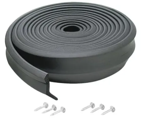 M-D Building Products 9' Black Rubber Garage Door Bottom Seal