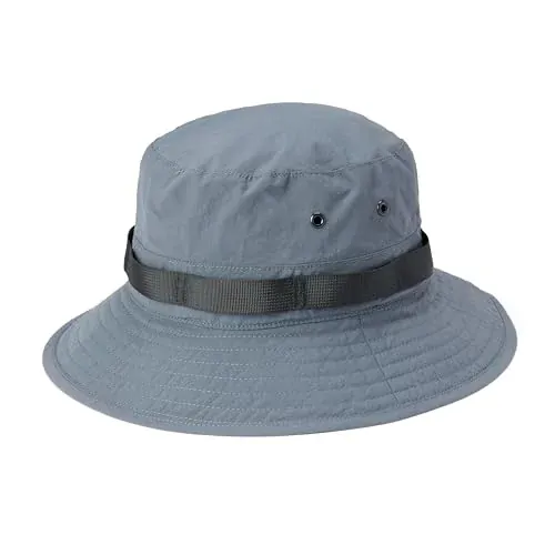 Amazon Essentials Men's Wide Brim Sun Bucket Hat, Grey, Large-X-Large