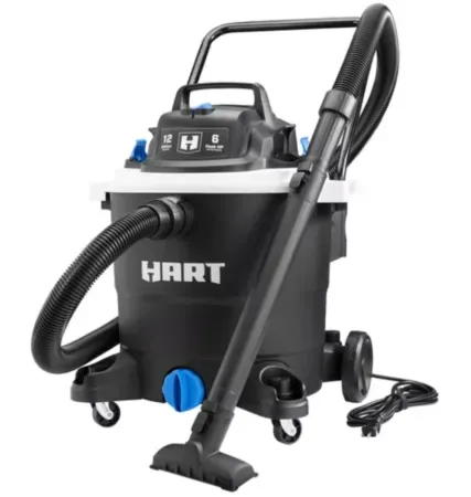 HART 12-Gallon 6 Peak HP Wet/Dry Vacuum