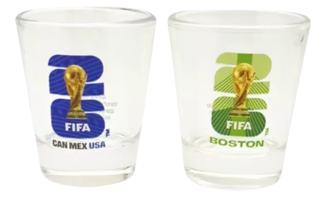 FIFA World Cup 2026 Host City & Country Soccer Shot Glass Set