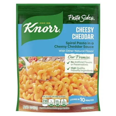 4.3oz Knorr Pasta Sides Cheesy Cheddar Rotini