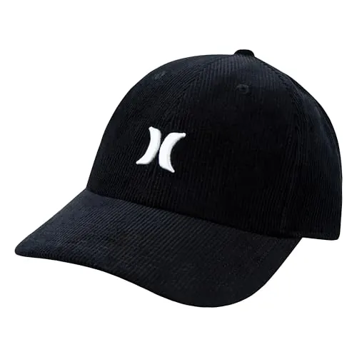 Hurley Kids' Baseball Cap Black Corduroy