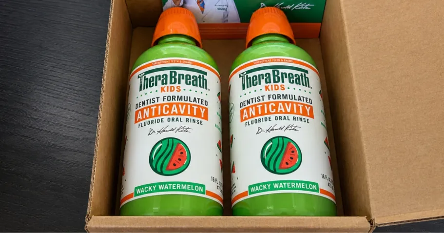 TheraBreath Kids Mouthwash 16oz 2-Pack – Wacky Watermelon