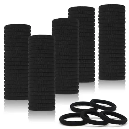 100-Piece Cellot Nylon Elastic Hair Ties