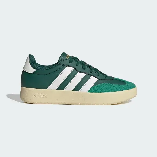adidas Men's Barreda Shoes (Collegiate Green / Core White / Semi Court Green)