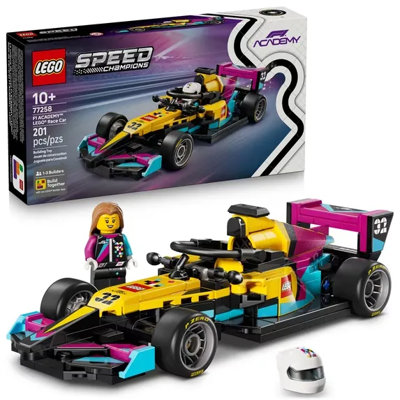 LEGO Speed Champions F1 ACADEMY LEGO Race Car Building Toy