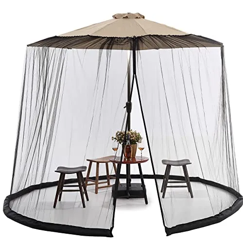 Patio Umbrella Mosquito Net 7.5-11 FT