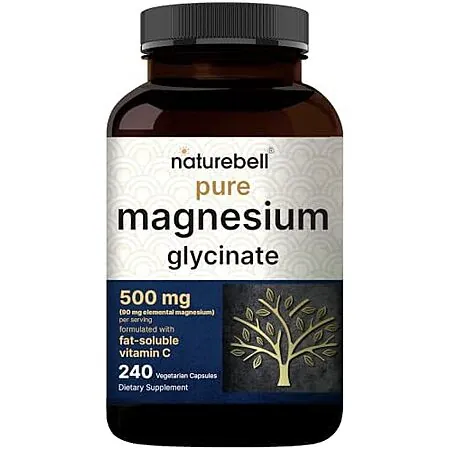 Select Accounts: 240-Ct 500mg NatureBell Magnesium Glycinate Capsules
