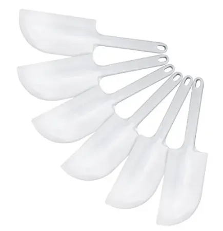 6-Piece Ateco 1311 2-in-1 Bowl Scraper/Spatula Set