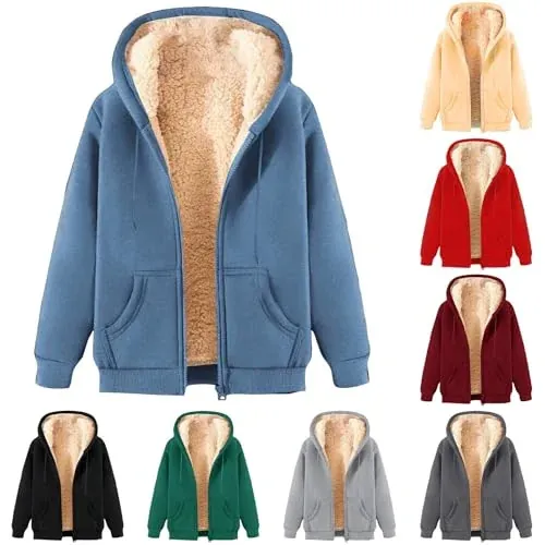 Men's Sherpa Lined Full Zip Hoodie