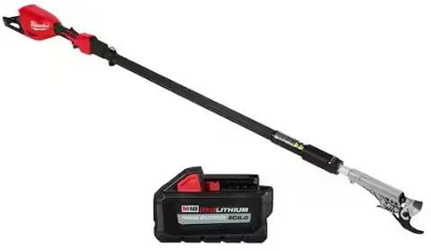Milwaukee M18 Brushless 18V Cordless Telescoping Pole Pruning Saw with 6.0 Ah Battery