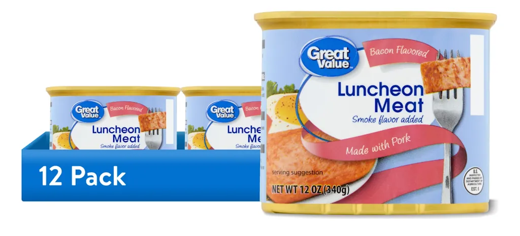 Great Value Bacon Luncheon Meat 12-oz. Can 12-Pack