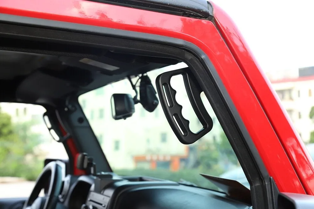 Front Aluminum Grab Handles for Jeep Wrangler