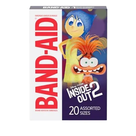 20-Count Band-Aid Brand Disney Pixar Inside Out 2 Adhesive Bandages