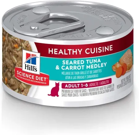 24-Pack Hill's Science Diet 2.8oz Hill's Science Adult 1-6 Healthy Cuisine Wet Cat Food