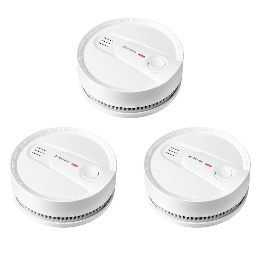 X-Sense Photoelectric Smoke Detector 3-Pack