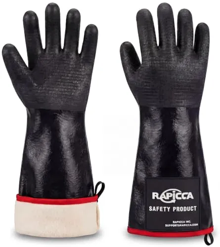 RAPICCA BBQ Grill Gloves 700°F 14 in XL